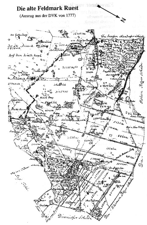 Feldmark Ruest 1777